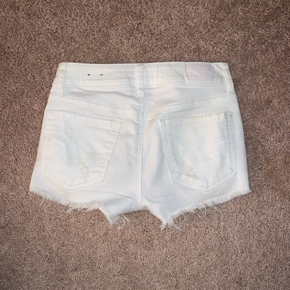 white jean shorts - Picture 2 of 2